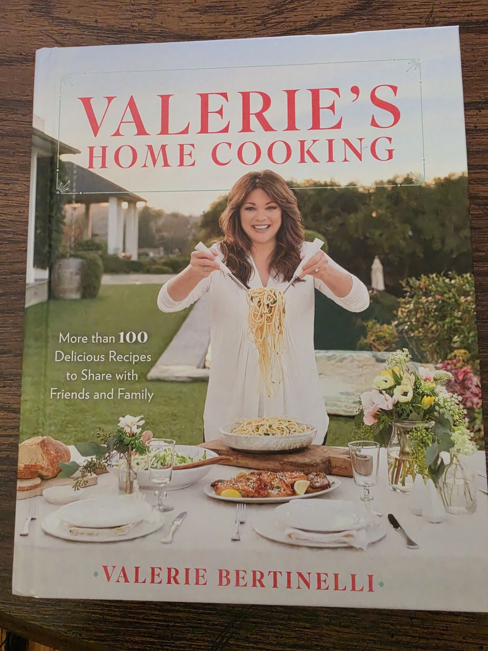 Valerie Bertinelli Home Cooking Cookbook - White & Green Cover